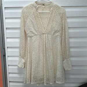 Free People Lace Babydoll Dress